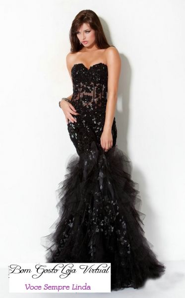 Vestido Mermaid Black