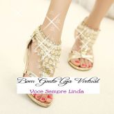 Sandalia com Strass I