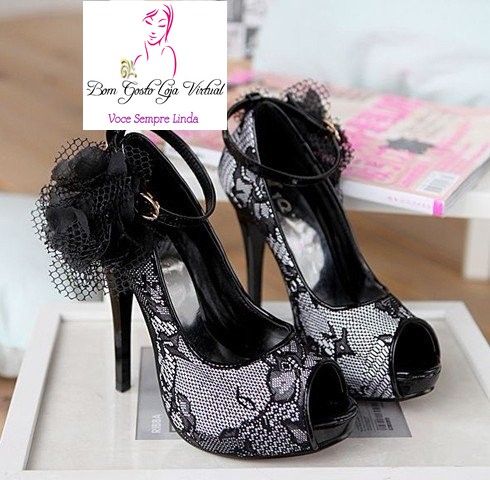 Peep toe rendado II